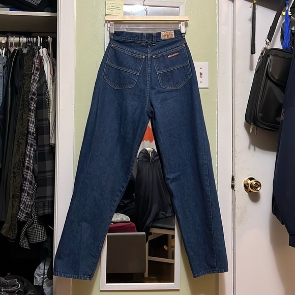 80s Vintage Manisha Mom Jeans - Picture 2 of 3